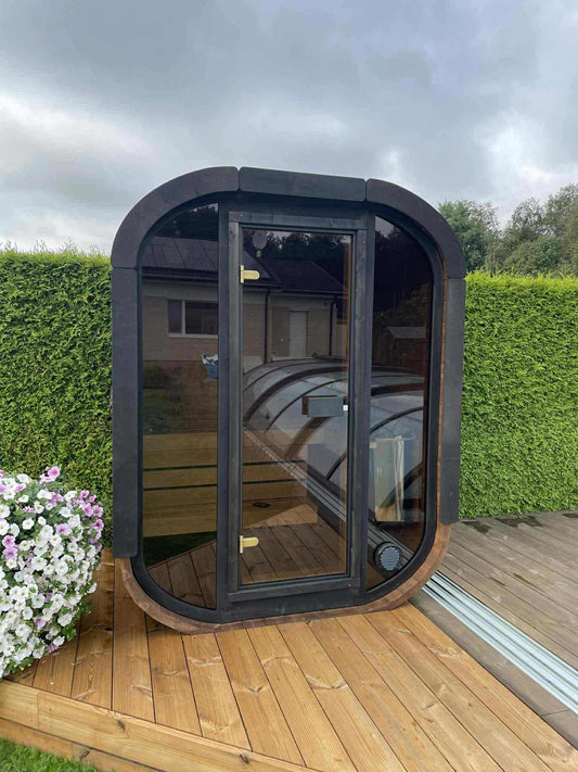 Balance Recovery 2 Person Mini Outdoor Sauna Complete Kit