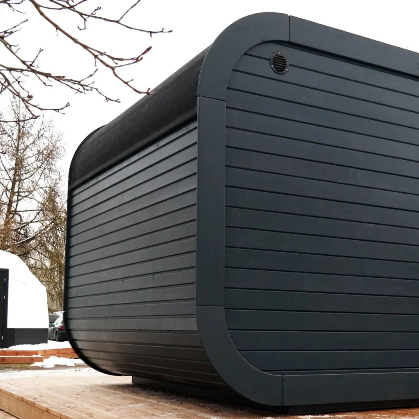 Viking Industrier Luna Outdoor Sauna With Changing Room - My Store