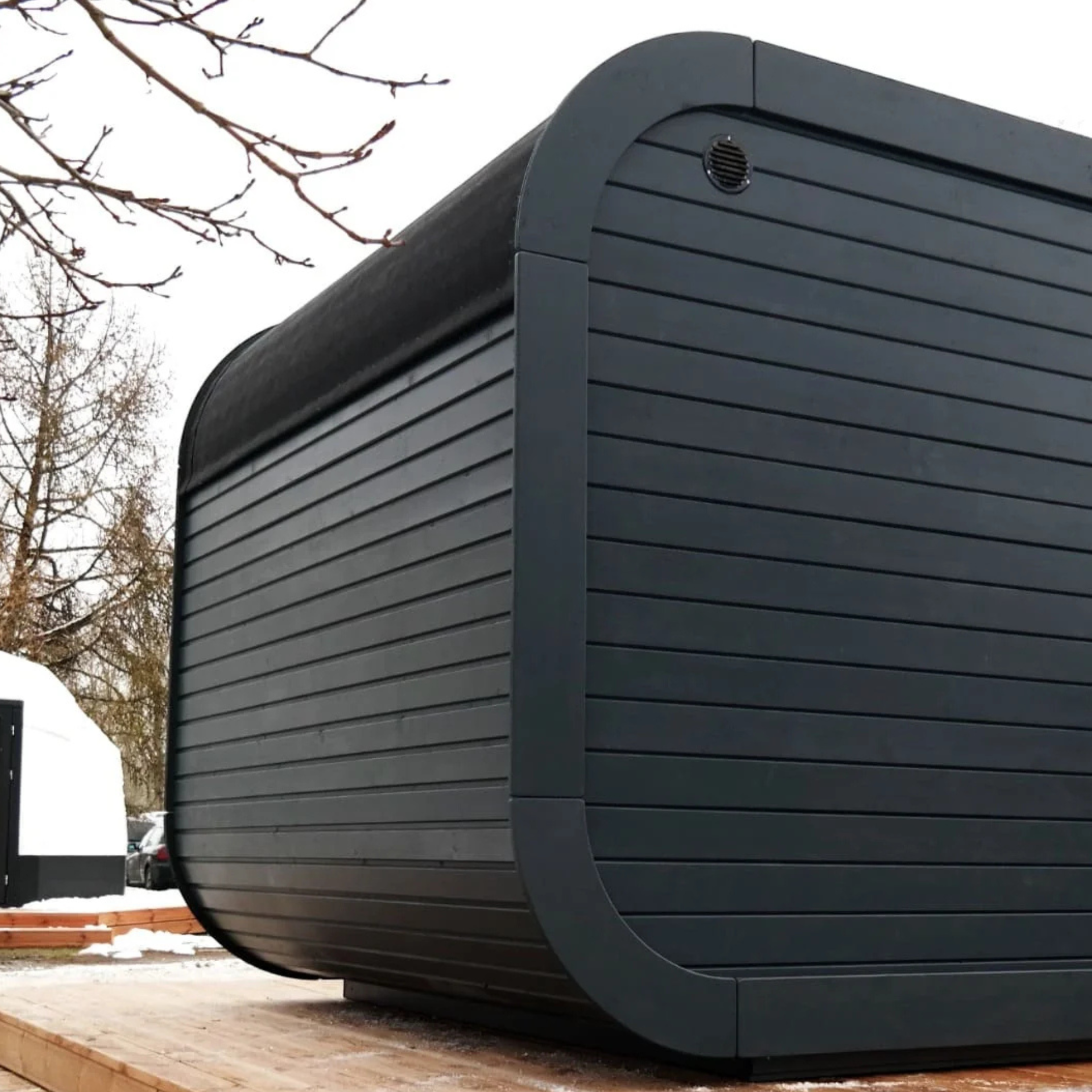 Viking Industrier Luna Outdoor Sauna With Changing Room - My Store