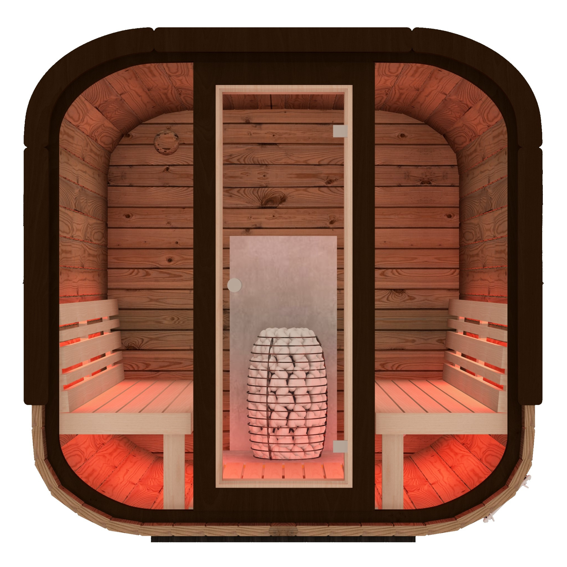 Camilla XL Traditional Outdoor Sauna 5-6 Person - My Store