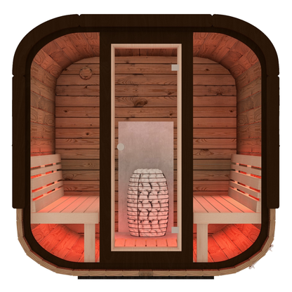 Camilla XL Traditional Outdoor Sauna 5-6 Person - My Store