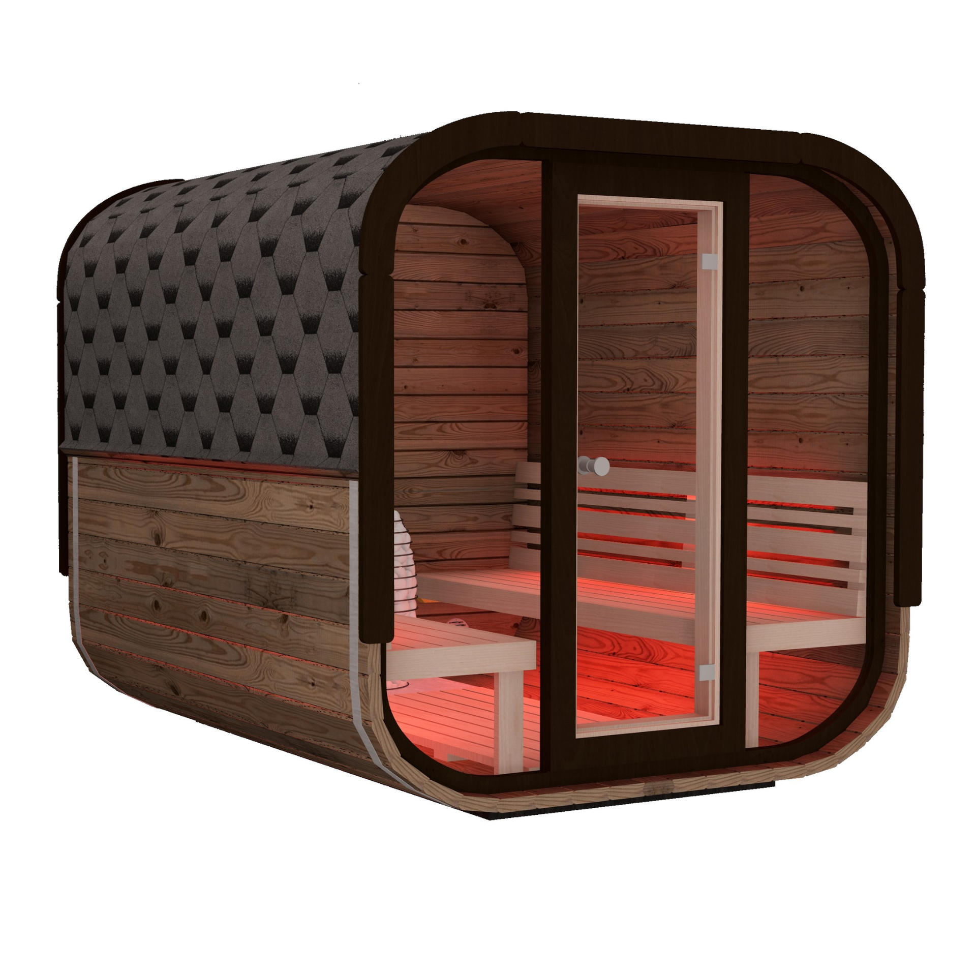 Camilla XL Traditional Outdoor Sauna 5-6 Person - My Store