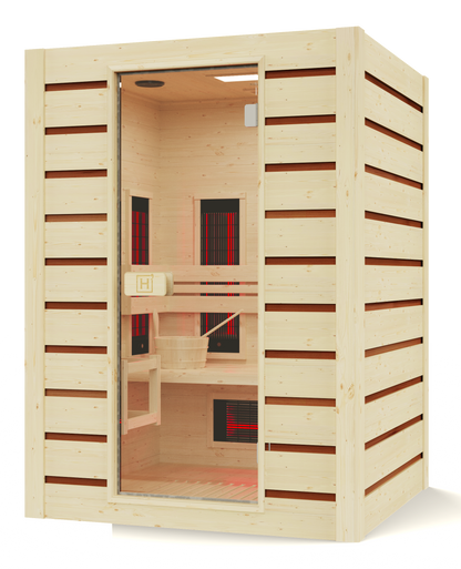 Hybrid Combi 2-Person Infrared Steam Sauna - My Store