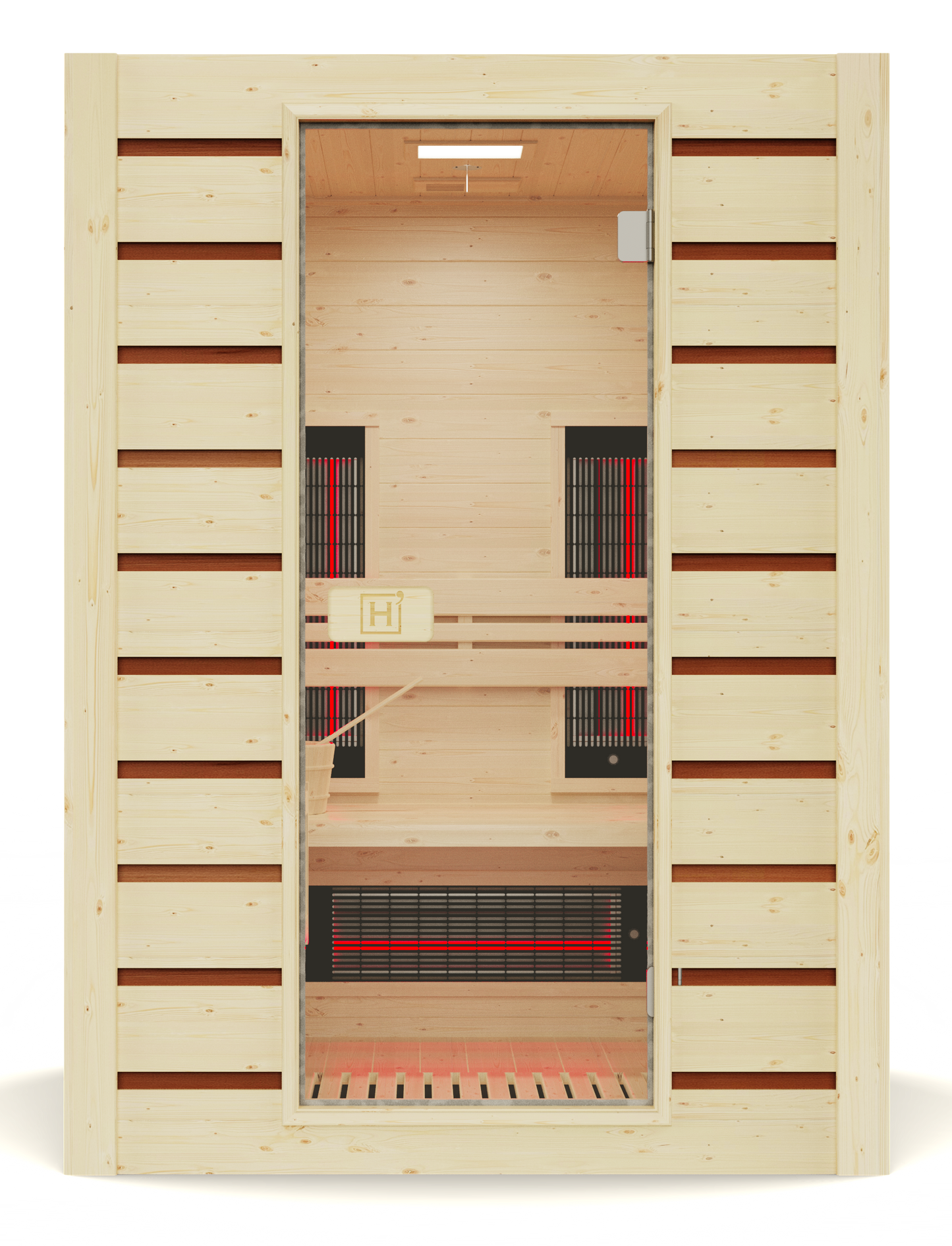 Hybrid Combi 2-Person Infrared Steam Sauna - My Store