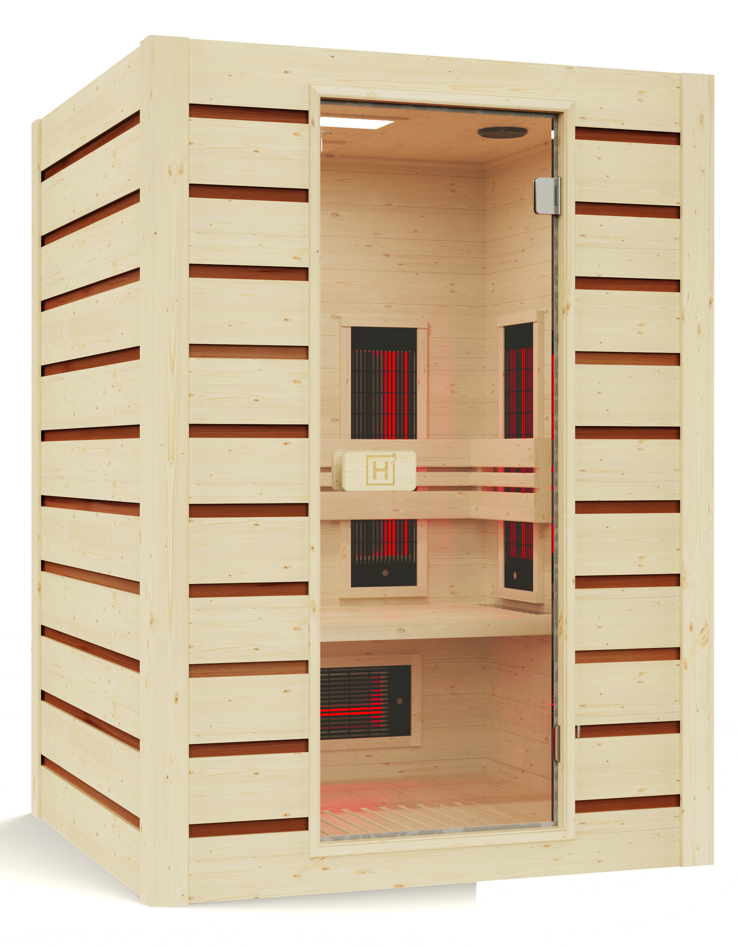 Hybrid Combi 2-Person Infrared Steam Sauna - My Store