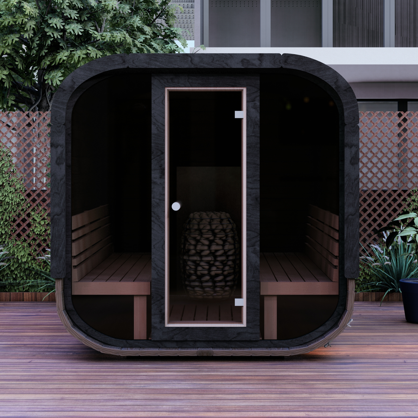 Camilla XL Traditional Outdoor Sauna 5-6 Person - My Store