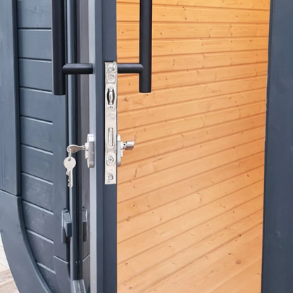 Viking Industrier Luna Outdoor Sauna With Changing Room - My Store