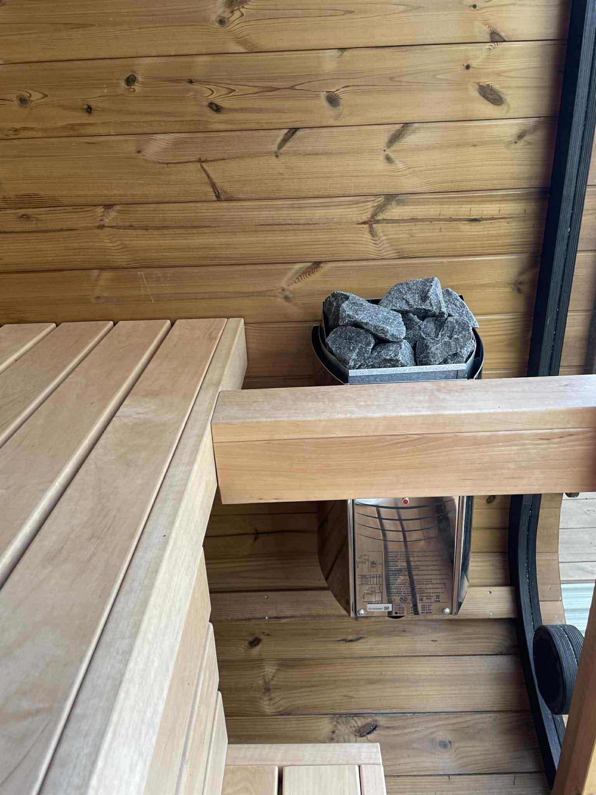 Balance Recovery 2 Person Mini Outdoor Sauna Complete Kit