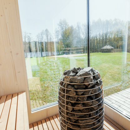 Genevas St Moritz 5 Person Outdoor Sauna with Shower Room - My Store