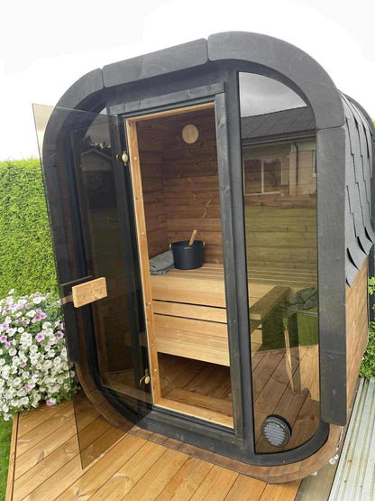 Balance Recovery 2 Person Mini Outdoor Sauna Complete Kit