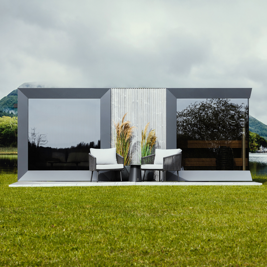 Genevas St Moritz 5 Person Outdoor Sauna with Shower Room - My Store