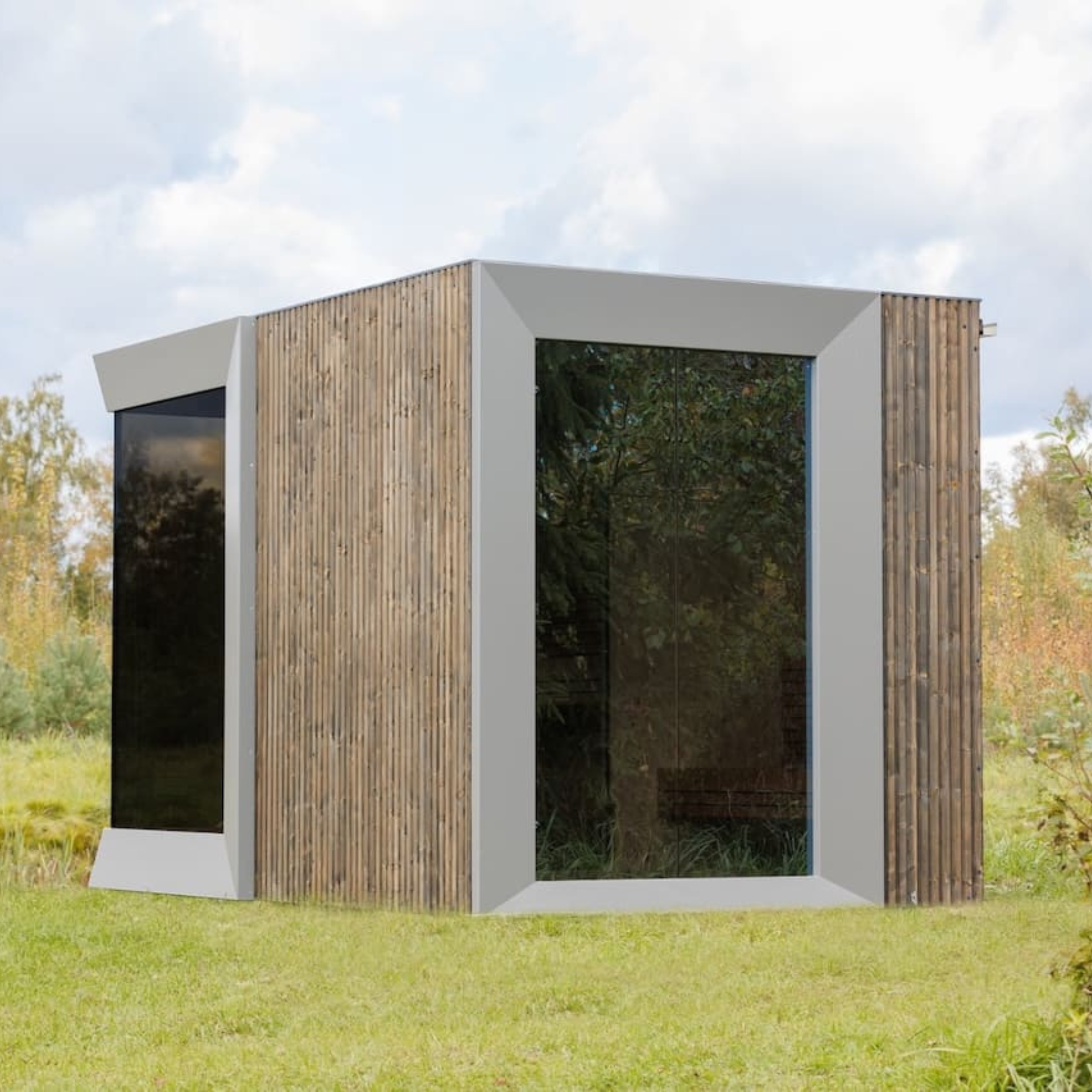 Genevas Zermatt 5 Person Outdoor Sauna with Changing Room - My Store