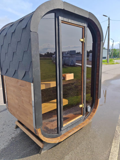 Balance Recovery 2 Person Mini Outdoor Sauna Complete Kit