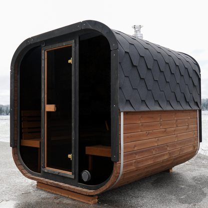 Camilla XL Traditional Outdoor Sauna 5-6 Person - My Store