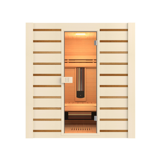 Hybrid Combi 4-Person Infrared Steam Sauna - My Store