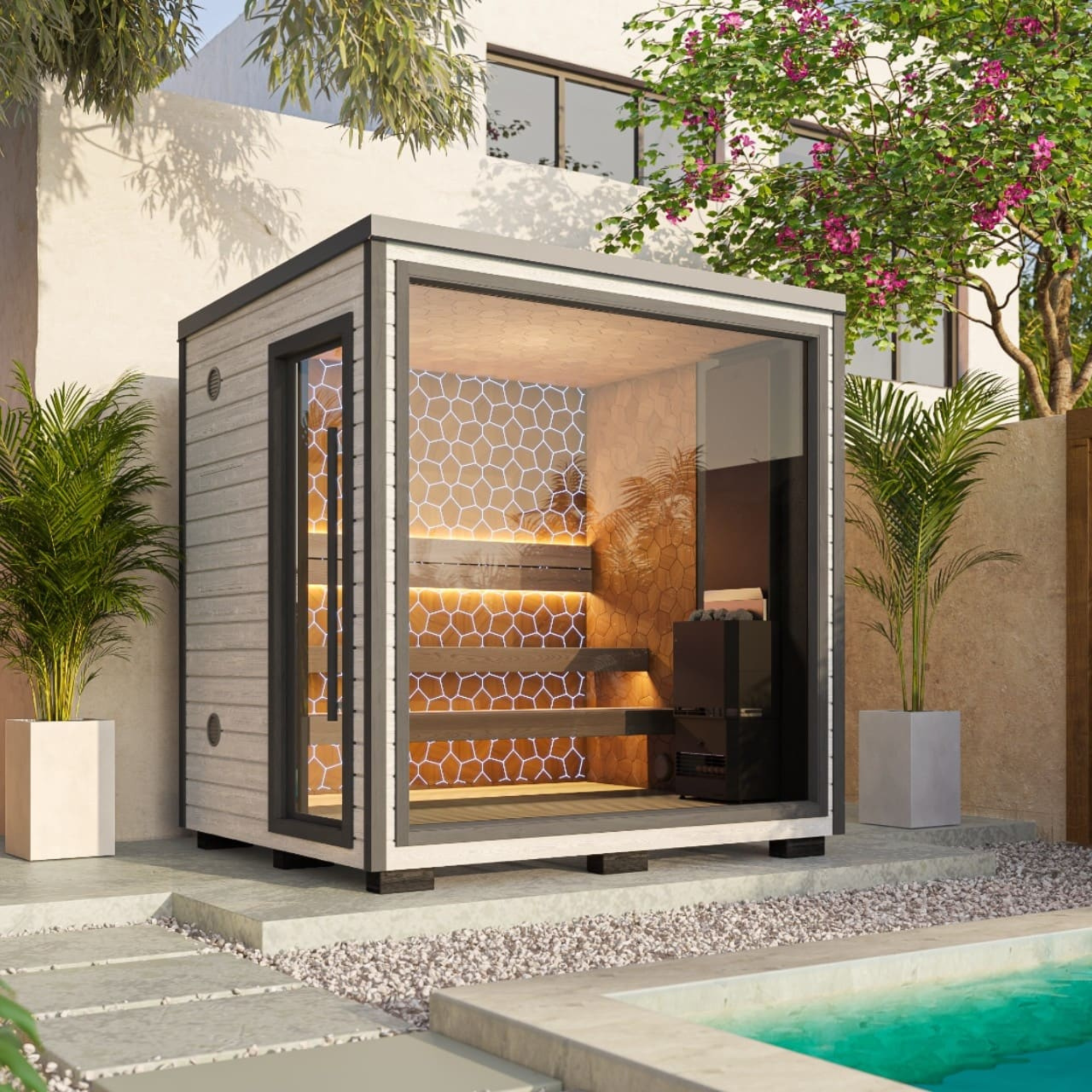 Sauna Air Nordic Elegance Mini 4 Person Sauna - My Store