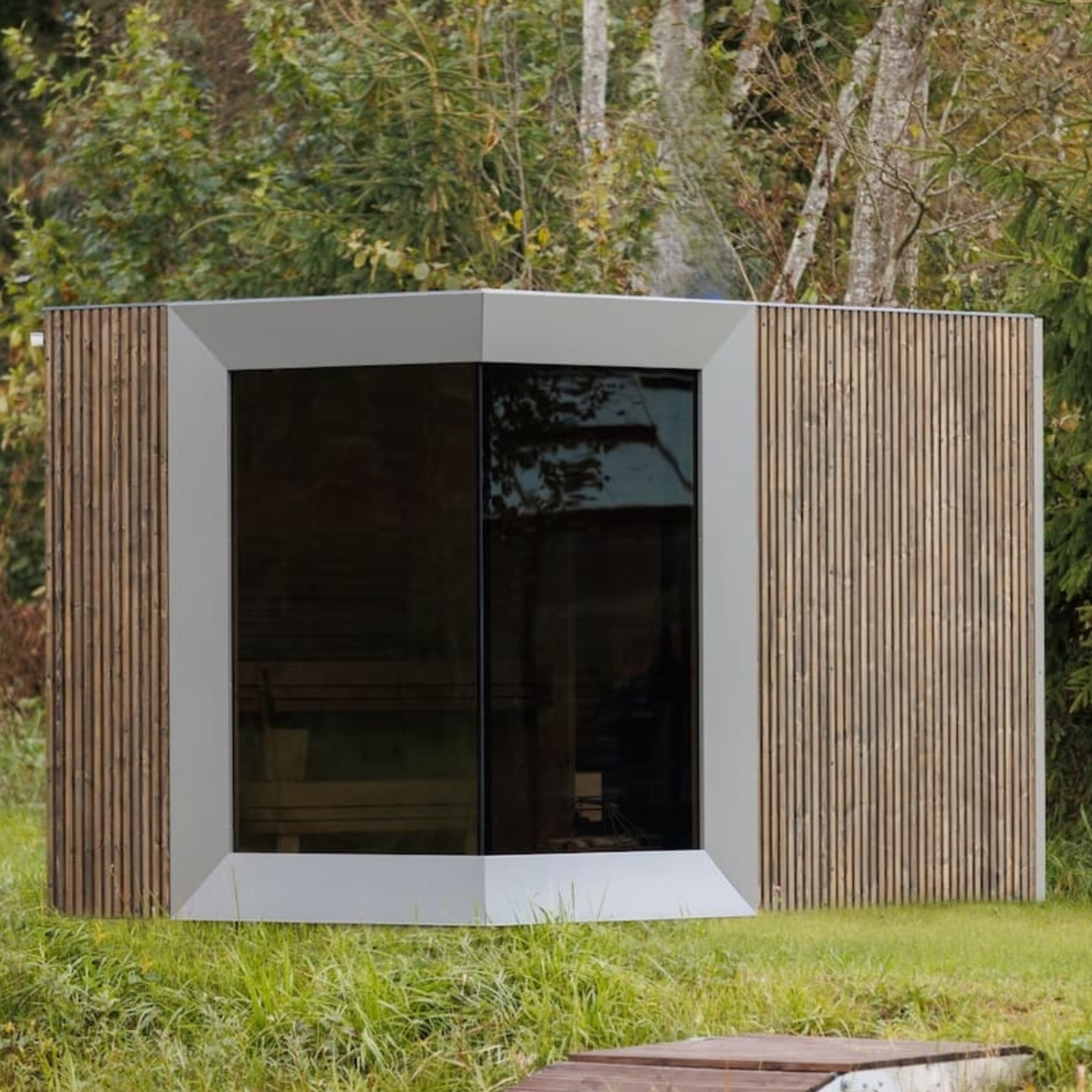 Genevas Zermatt 5 Person Outdoor Sauna with Changing Room - My Store