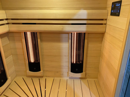 Hybrid Combi 4-Person Infrared Steam Sauna - My Store