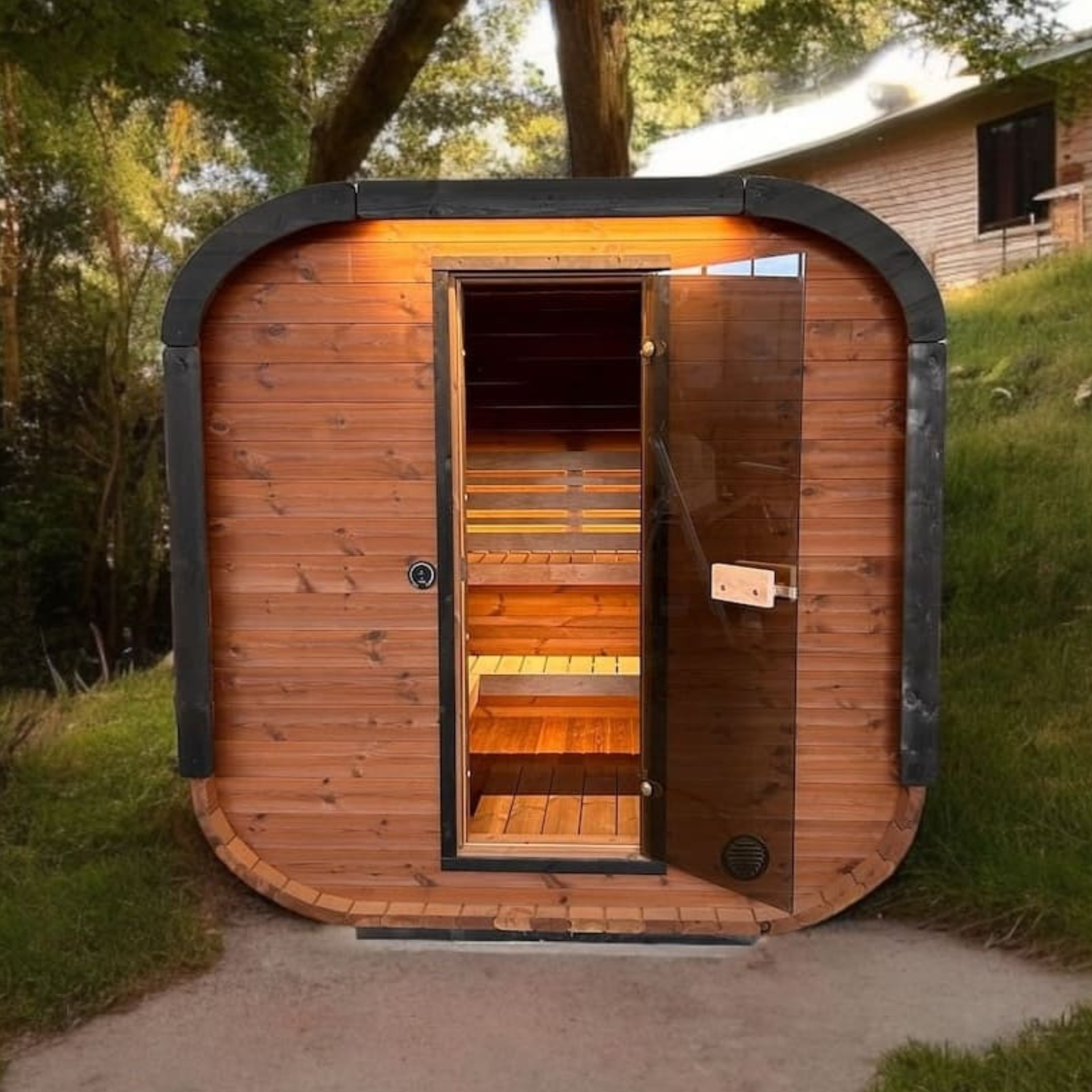 Camilla Traditional Outdoor Sauna 3-4 Person Complete Kit - My Store