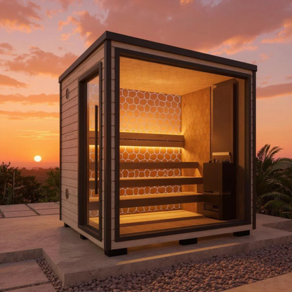 Sauna Air Nordic Elegance Mini 4 Person Sauna - My Store