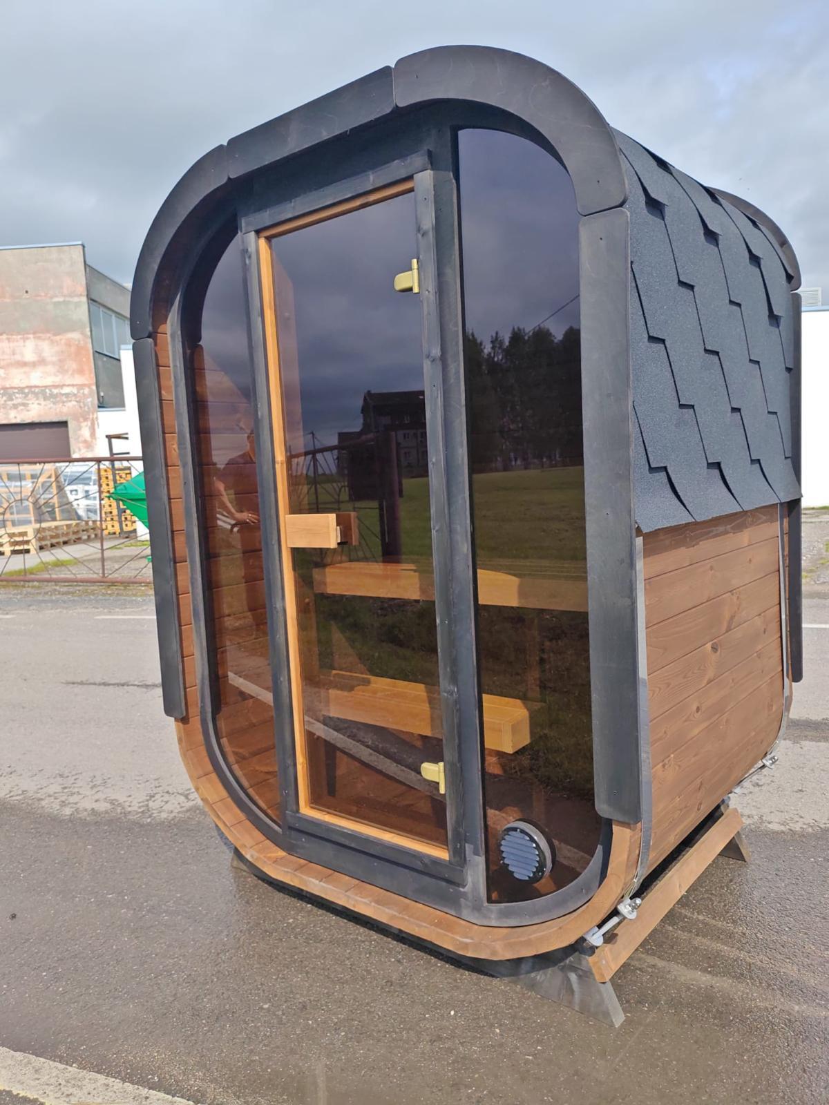 Balance Recovery 2 Person Mini Outdoor Sauna Complete Kit