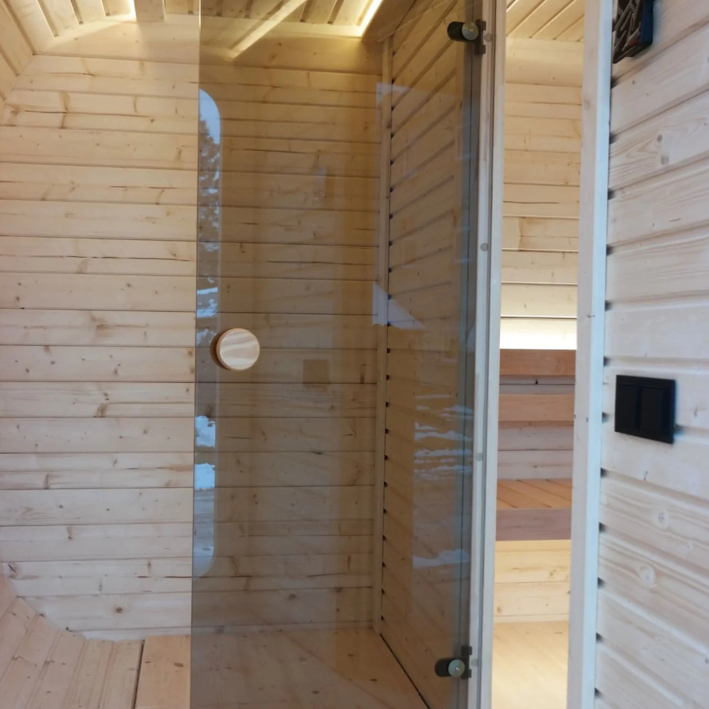 Viking Industrier Luna Outdoor Sauna With Changing Room - My Store