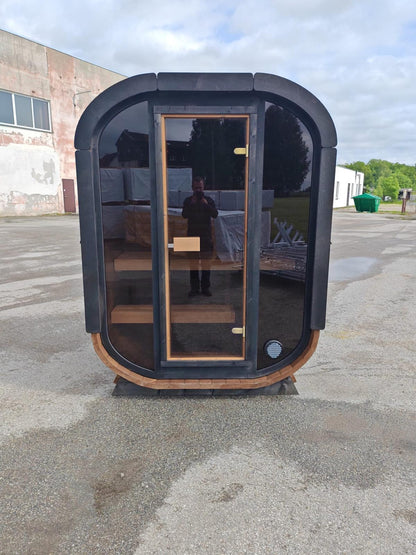 Balance Recovery 2 Person Mini Outdoor Sauna Complete Kit