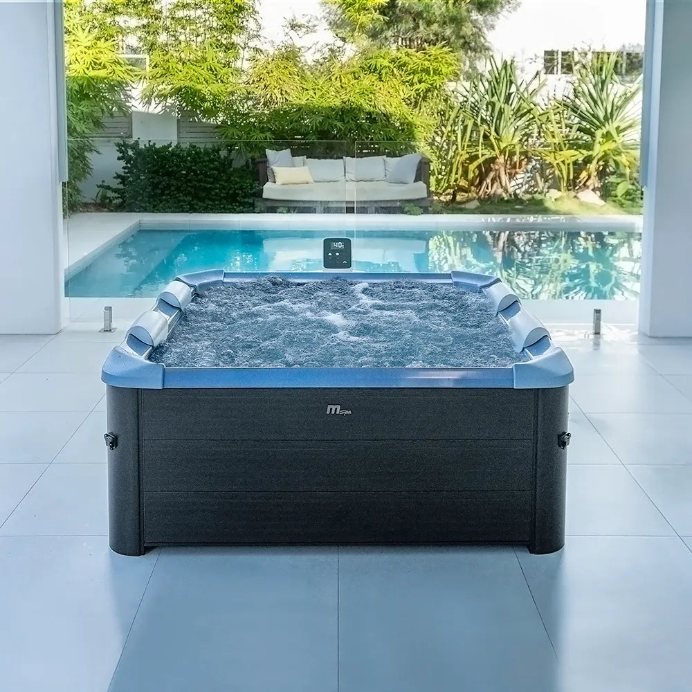 MSpa Oslo Sapphire 6-Person Hot Tub | Rigid Frame Hydrotherapy Spa ...