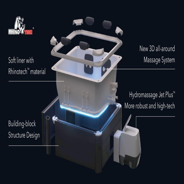 MSpa Oslo 6-Person Rigid Hot Tub | Hybrid Hydrotherapy Spa | Balance ...