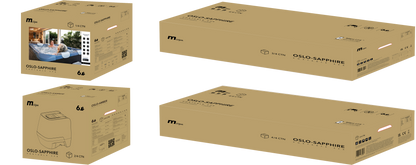 M Spa Oslo Saphire 6 Person Portable Hot Tub