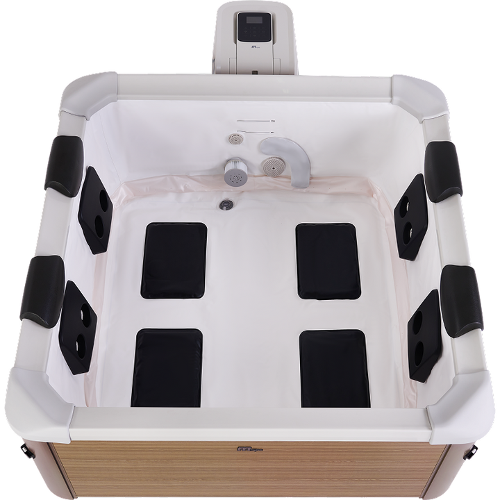 MSpa Oslo Amber 6-Person Rigid Hot Tub | Hybrid Hydrotherapy Spa ...