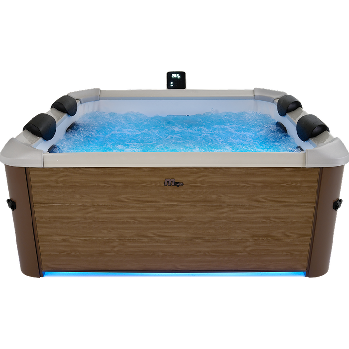 MSpa Oslo Amber 6-Person Rigid Hot Tub | Hybrid Hydrotherapy Spa ...