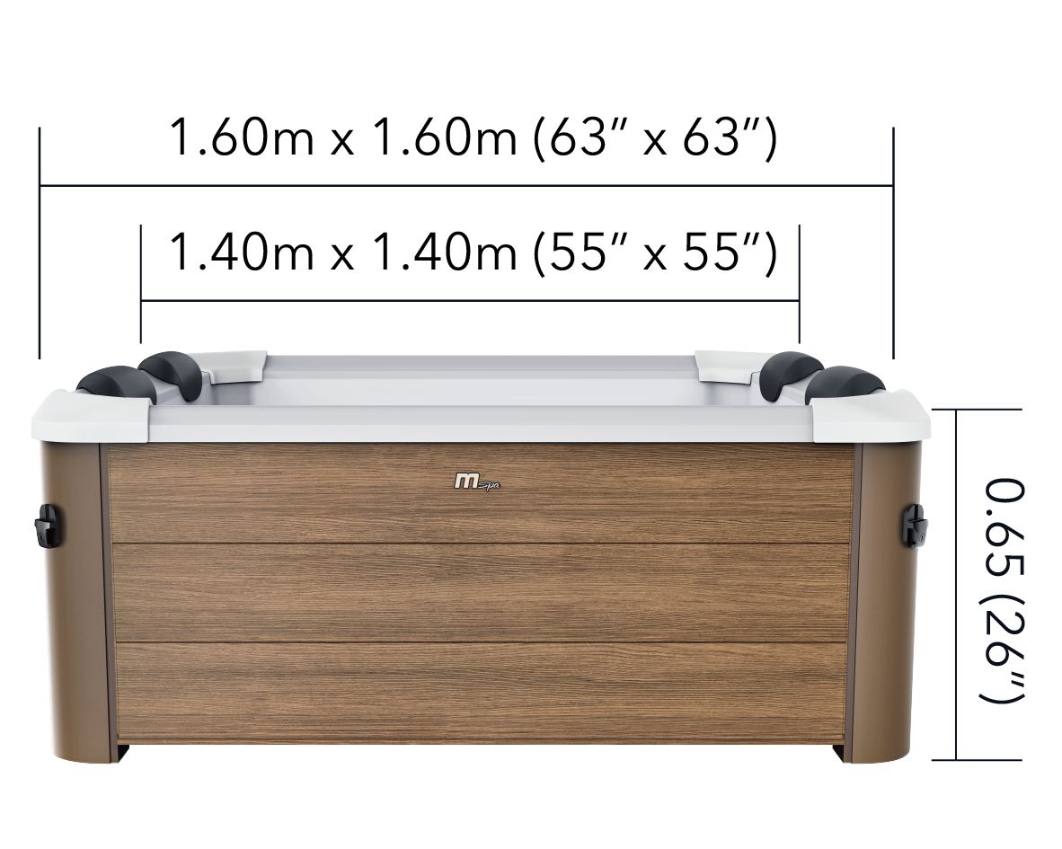 M Spa Oslo Amber Up To 6 Person Portable Hot Tub