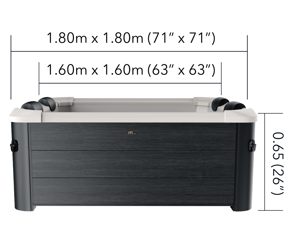 M Spa Oslo Plus XL 5 - 6 Person Portable Hot Tub