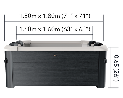 M Spa Oslo Plus XL 5 - 6 Person Portable Hot Tub