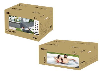 M Spa Tuscany Up To 6 Person Portable Hot Tub