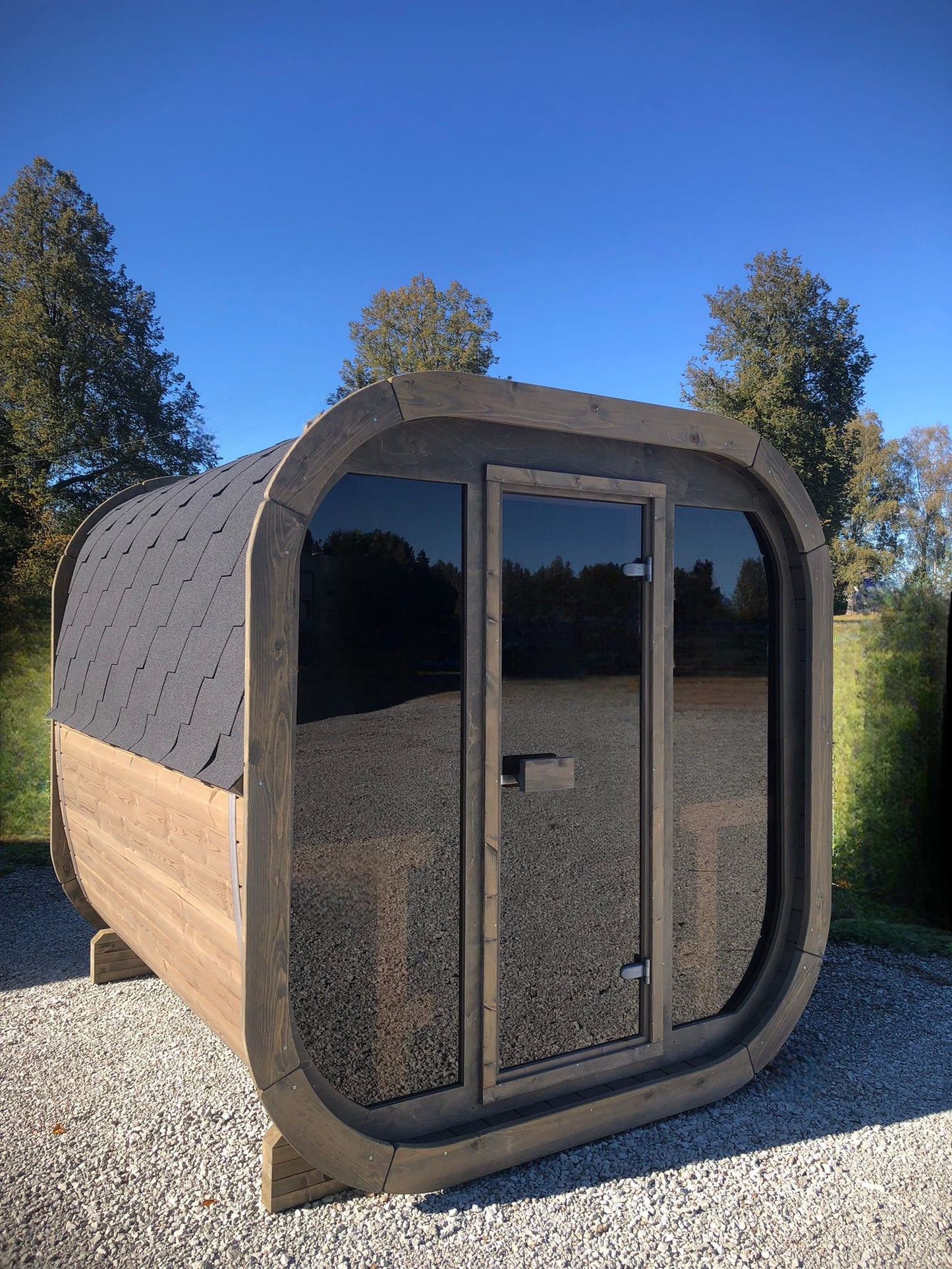 BR 5-6 Person Traditional Thermowood Outdoor Sauna Complete Kit