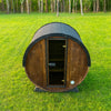 BR Traditional Thermowood Barrel Sauna 2-3 Person Complete Kit