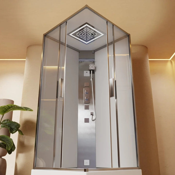 Jaquar Oasis Luxury Steam Shower Cabin | All-in-One Home Wellness Spa ...
