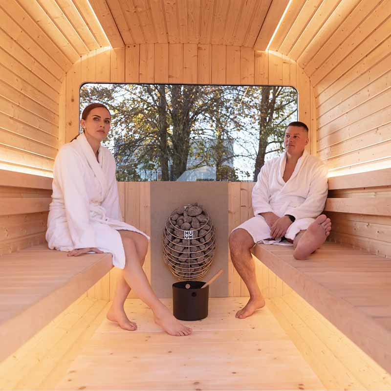 Luna Outdoor Sauna 2.3 x 2.4m - My Store