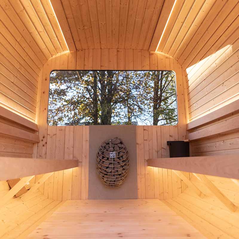 Luna Outdoor Sauna 2.3 x 2.4m - My Store