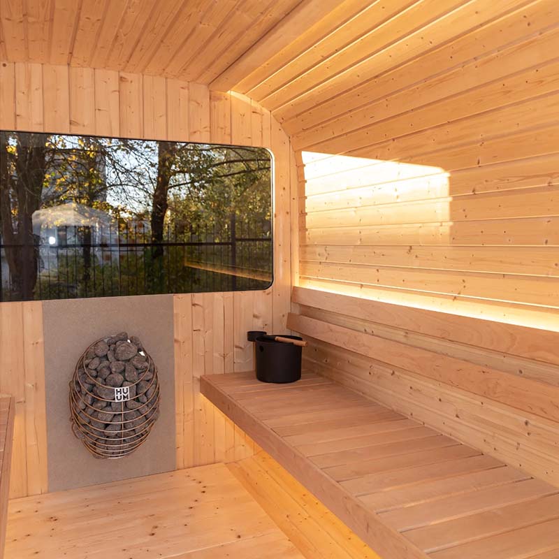 Luna Outdoor Sauna 2.3 x 2.4m - My Store