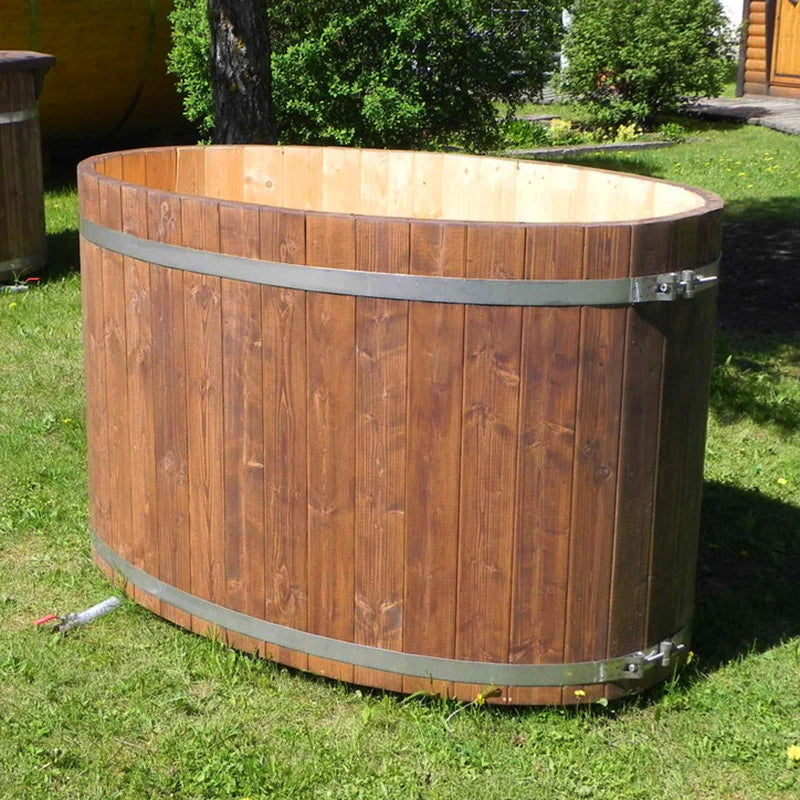 Oval Cold Tub from Spruce (1-2 Person) - My Store
